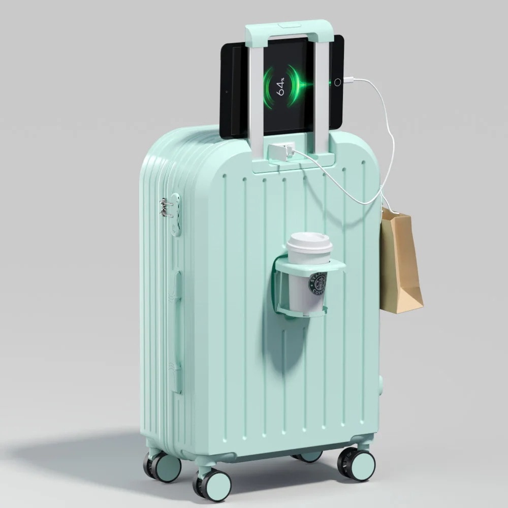 ドリンクホルダー スーツケース 機内持ち込み キャリーケース 軽量 かわいい おしゃれ 多機能 usb ポート付き 静音 小型 キャリーバッグ ドリンクホルダー スーツケース 機内持ち込み キャリーケース 軽量 かわいい おしゃれ 多機能 usb ポート付き 静音 小型 キャリーバッグ