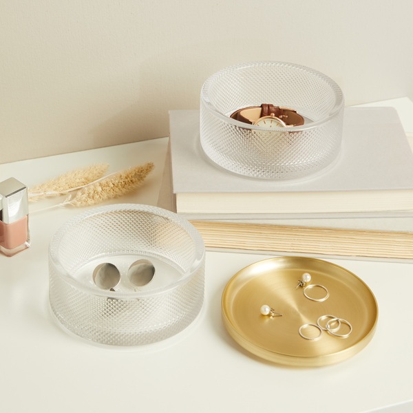 ジュエリーボックス テソラ メイクボックス umbra アンブラ 小物収納 ガラス レジン