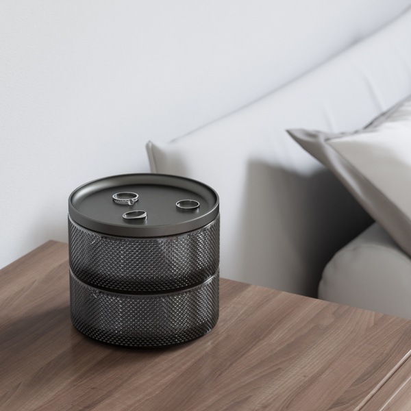 ジュエリーボックス テソラ メイクボックス umbra アンブラ 小物収納 ガラス レジン