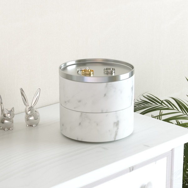 ジュエリーボックス テソラ メイクボックス umbra アンブラ 小物収納 ガラス レジン