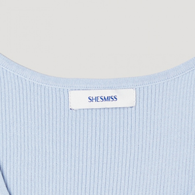 [シーズミス] スクエアネックニットノースリーブ_SSKPOP22040_LL