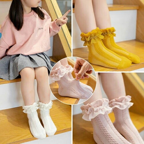 ドレス 子ども フリルの袖 超ボリューム【商品到着後レビューを書いて靴下２足【M1足+XL1足】ベビードレス ピアノ 発表会 大きいリボン 子供フォーマルドレス フラワーガール ホワイト 女の子花ドレ