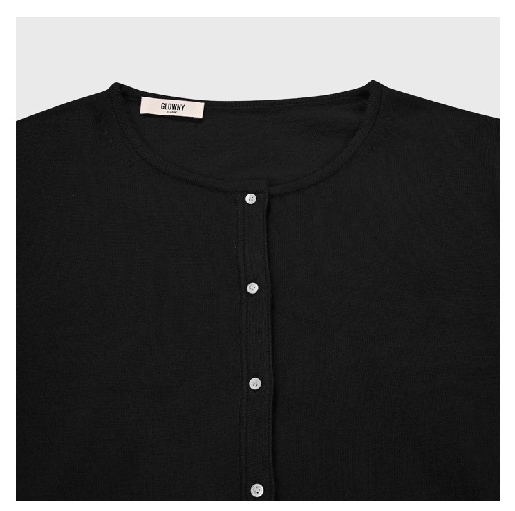 G CLASSIC LOOSE FIT CARDIGAN(BEIGE/BLACK)