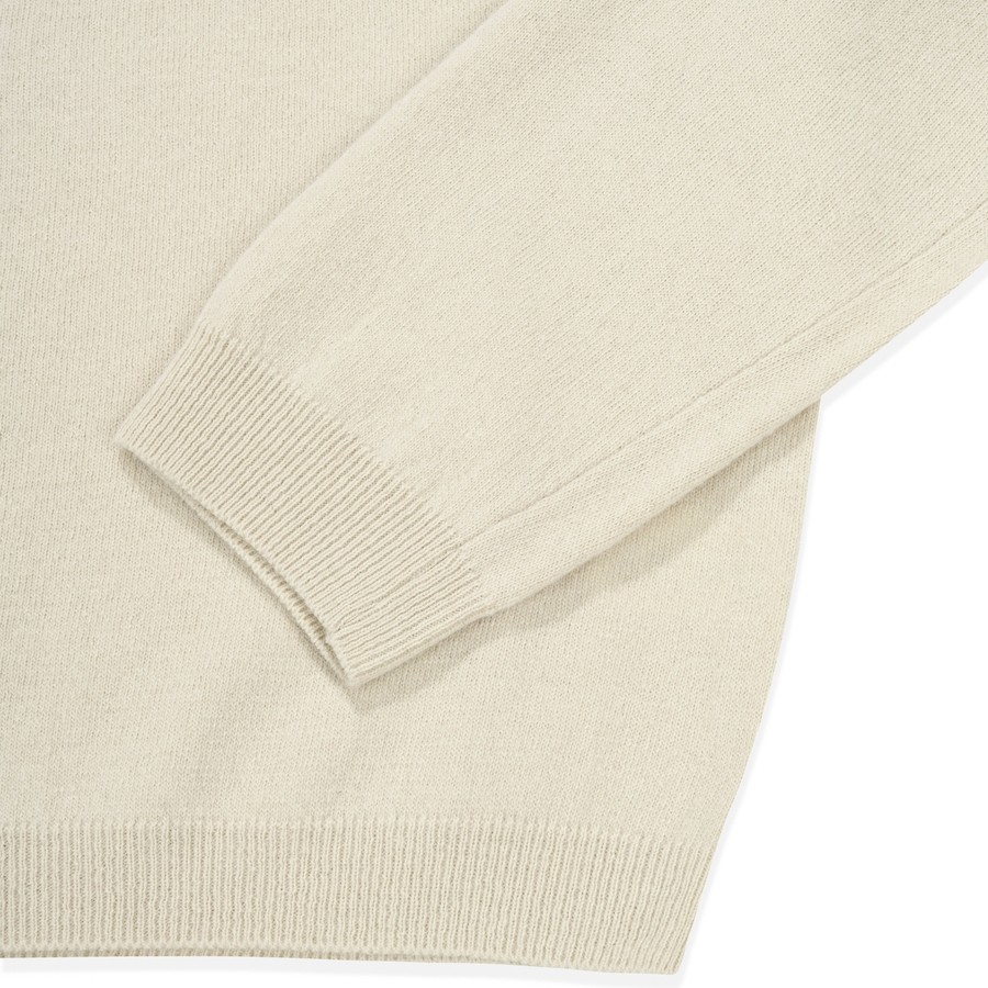 G CLASSIC LOOSE FIT CARDIGAN(BEIGE/BLACK)