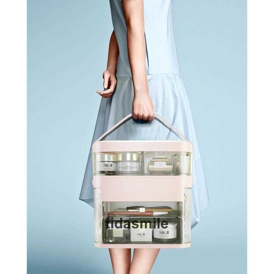 メイクボックス コスメボックス 鏡付き 化粧品収納 多機能 持ち運び 小物入れ 防塵 防水 美容 大容量 卓上収納 アクセサリー プレゼント 洗面所-60 メイクボックス コスメボックス 鏡付き 化粧品収納 多機能 持ち運び 小物入れ 防塵 防水 美容 大容量 卓上収納 アクセサリー プレゼント 洗面所-60