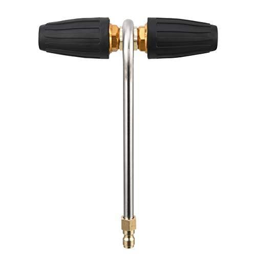 高圧洗浄機 ガタークリーナー付属品 プレッシャーウォッシャー 回転ターボノズル２個 1/4インチ TDY-B081W2CQQB
