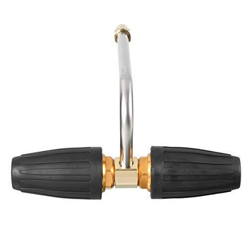高圧洗浄機 ガタークリーナー付属品 プレッシャーウォッシャー 回転ターボノズル２個 1/4インチ TDY-B081W2CQQB