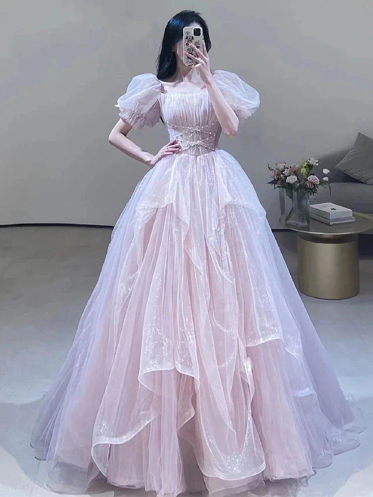 フレンチイブニングドレス女性2023新作宴会ワンピース ドレス フレンチイブニングドレス女性2023新作宴会ワンピース ドレス