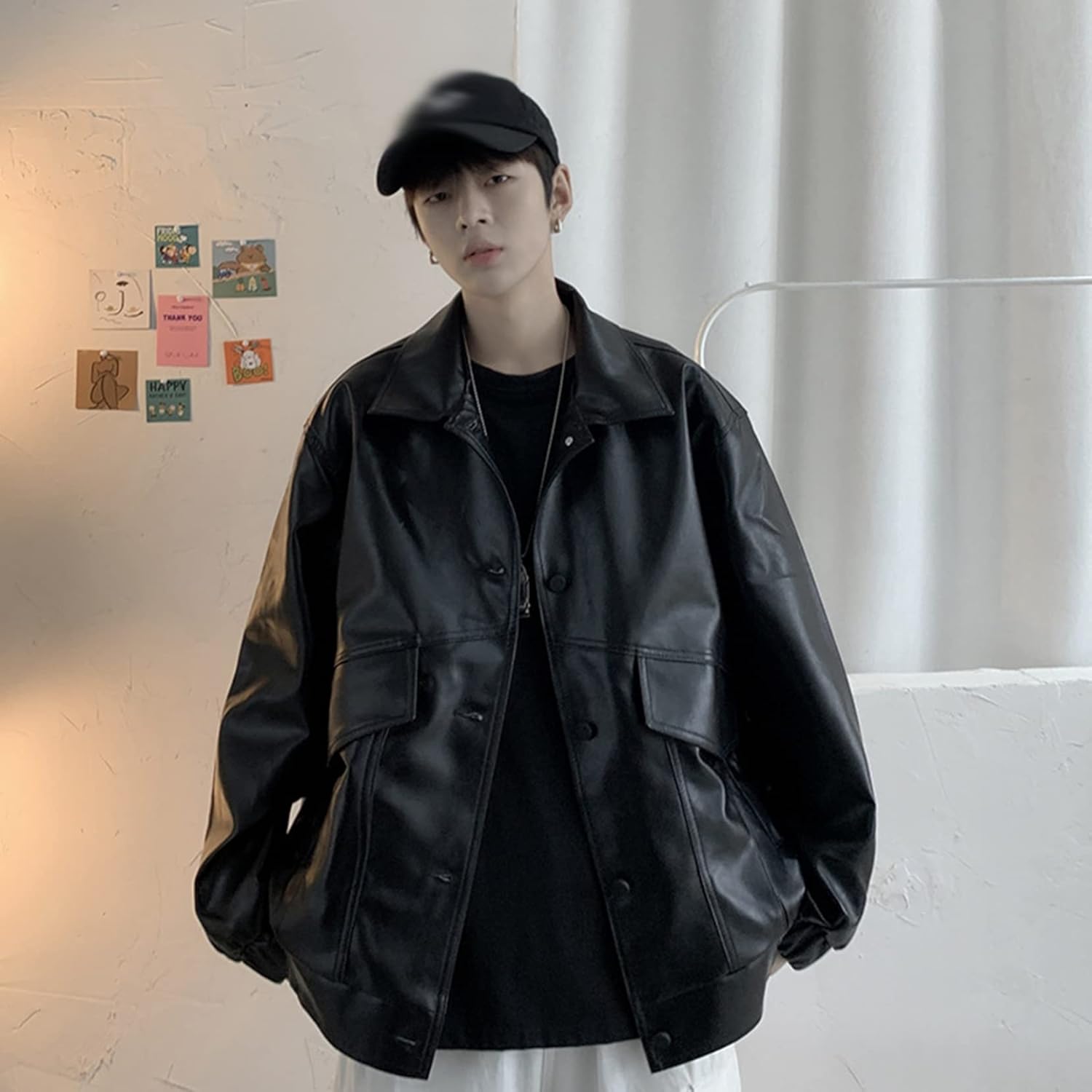 革ジャン レザージャケット メンズ フェイクレザー ライダースジャケット カジュアル ジャンパー ブルゾンアウター 保温性 防風 スタジャン お洒落 大きいサイズ 上着 デイリー キャンプ