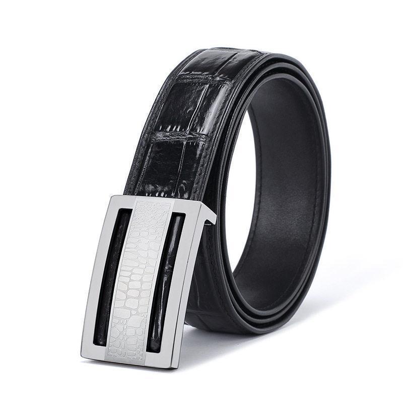 特別価格ベルト メンズ ワニ革 本革ベルト 紳士ベルト メンズファッション 高品質 普段使い ビジネス フォーマル 通勤 通学 プレゼント おしゃれ
