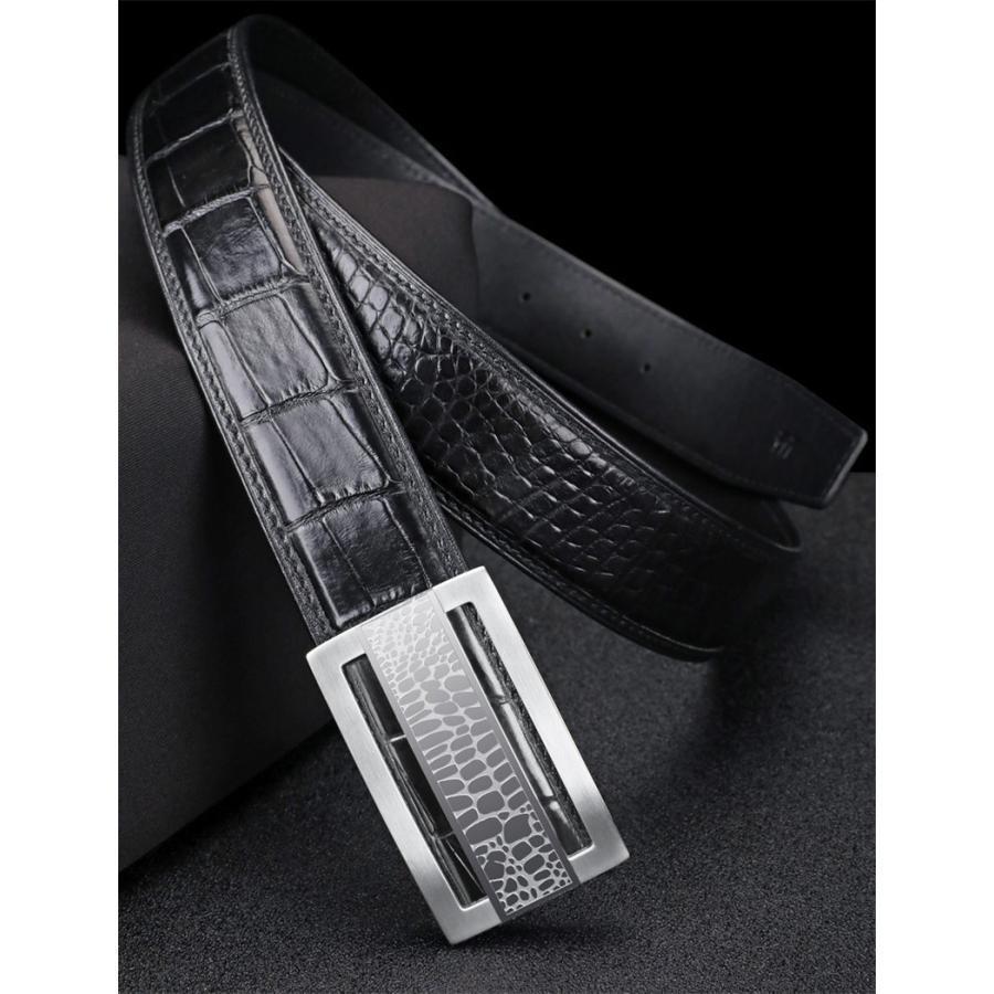 特別価格ベルト メンズ ワニ革 本革ベルト 紳士ベルト メンズファッション 高品質 普段使い ビジネス フォーマル 通勤 通学 プレゼント おしゃれ