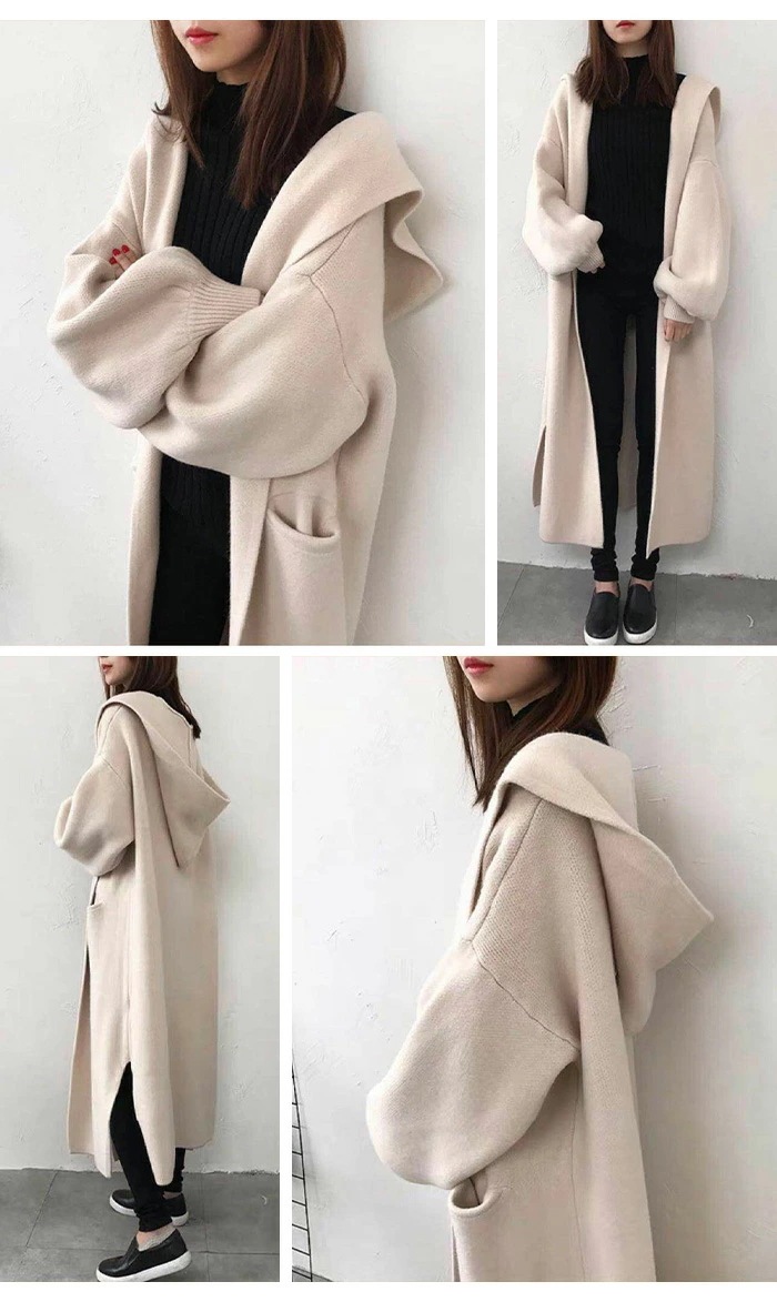 ロング カーディガン フード付き 厚手 秋冬 レディース コーディガン コート ニットカーディガン ロング丈 セーター ロングニット ルーズ リブ 長袖 羽織り 畦編み アウター 女らしい ロングセー ロング カーディガン フード付き 厚手 秋冬 レディース コーディガン コート ニットカーディガン ロング丈 セーター ロングニット ルーズ リブ 長袖 羽織り 畦編み アウター 女らしい ロングセー