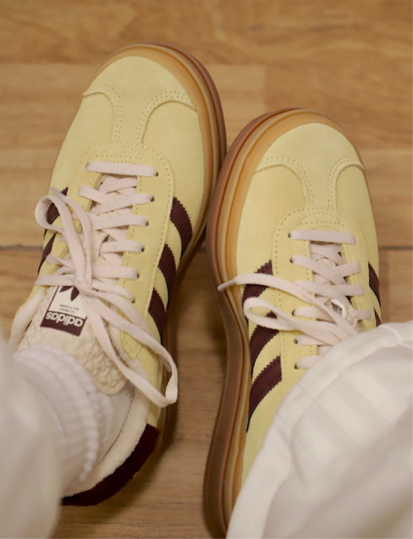 韓国 新品 adidas 23㎝ ガゼルボールド W GAZELLE BOLD ガゼルボールド