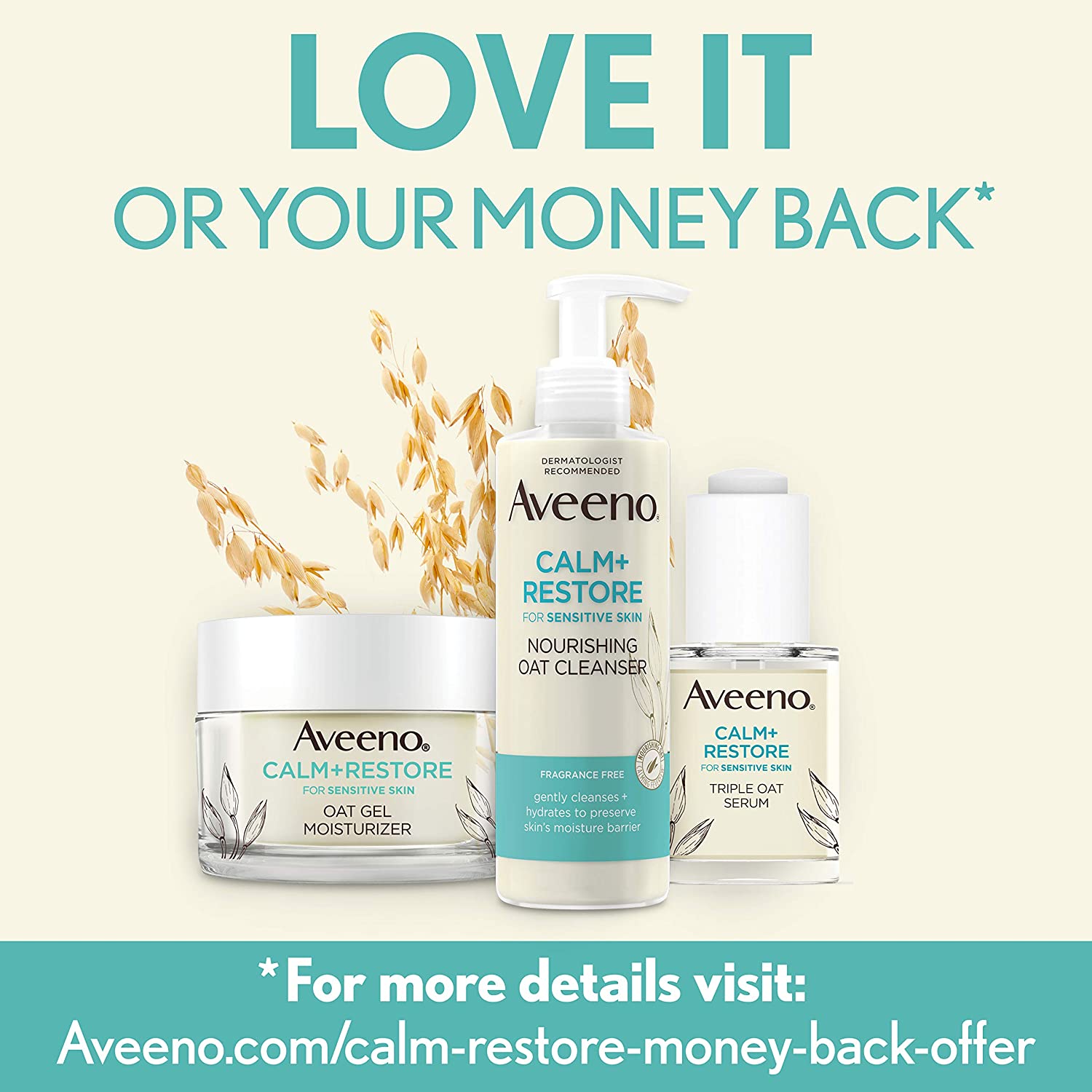 AveenoCalm+RestoreNurishingOatCleanser7.8ozRestore