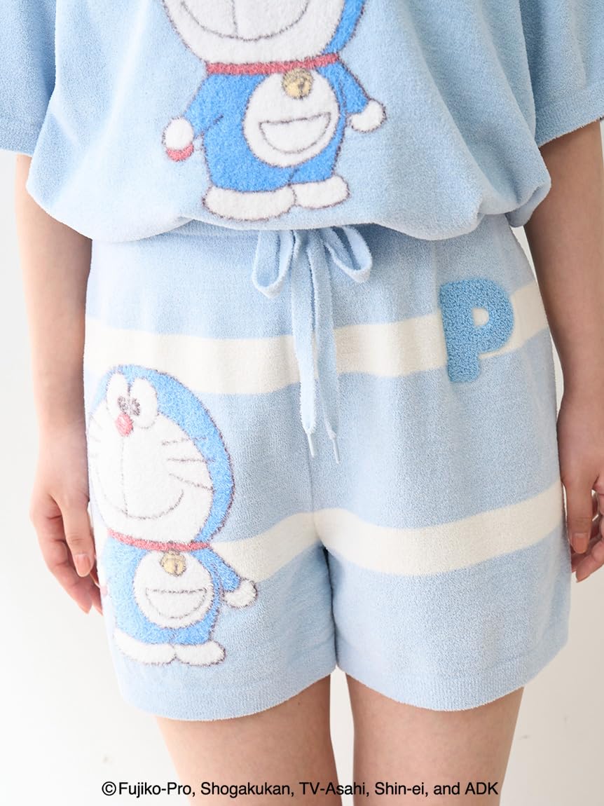 [ジェラート ピケ] ドラえもん【レディース】 ジャガードプルオーバー&ショートパンツセット PWNT254005 BLU