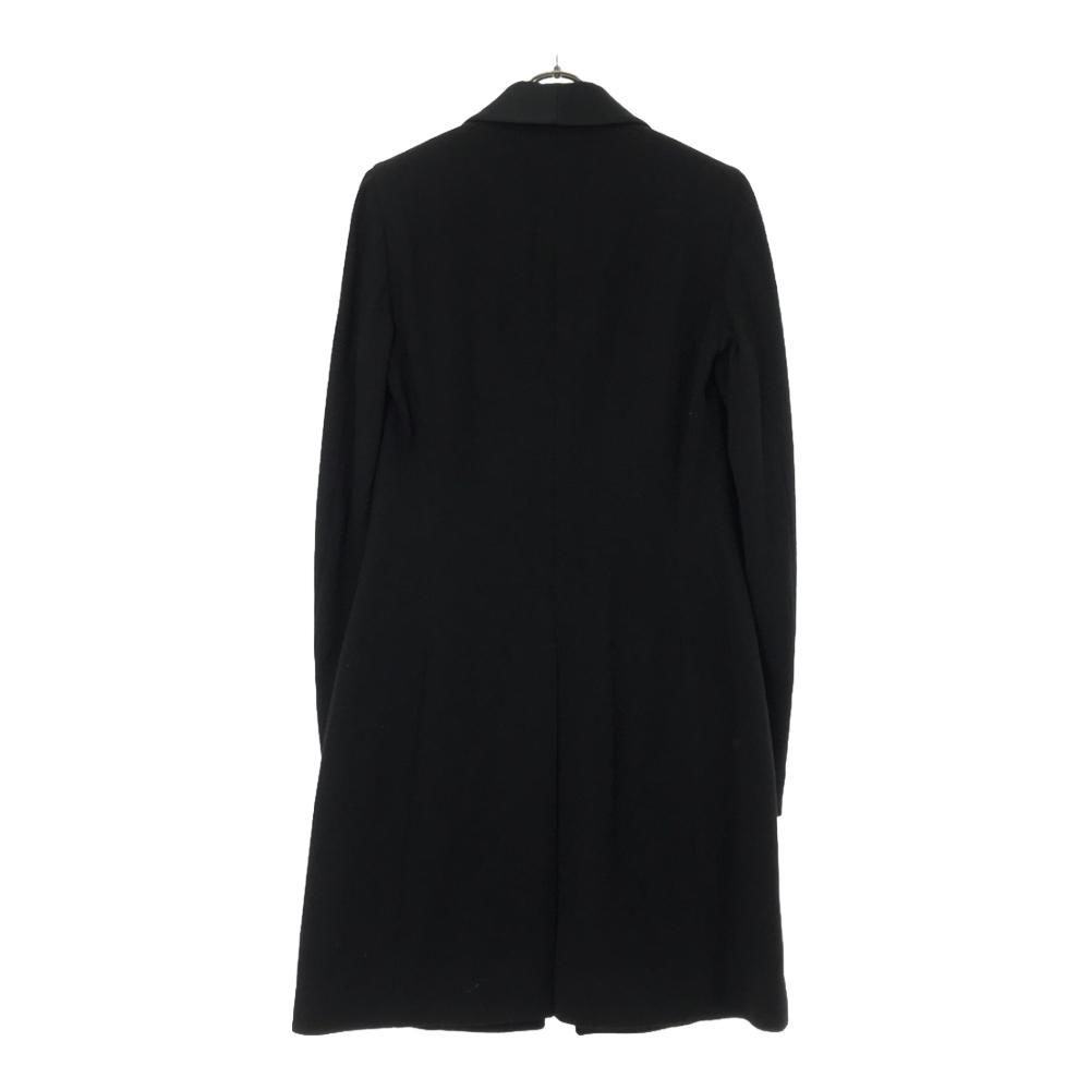 未使用 イタリア製 ウールブレンド チェスターコート 36 ブラック ブートニエール付き タグ付き レディース 未使用 イタリア製 ウールブレンド チェスターコート 36 ブラック ブートニエール付き タグ付き レディース