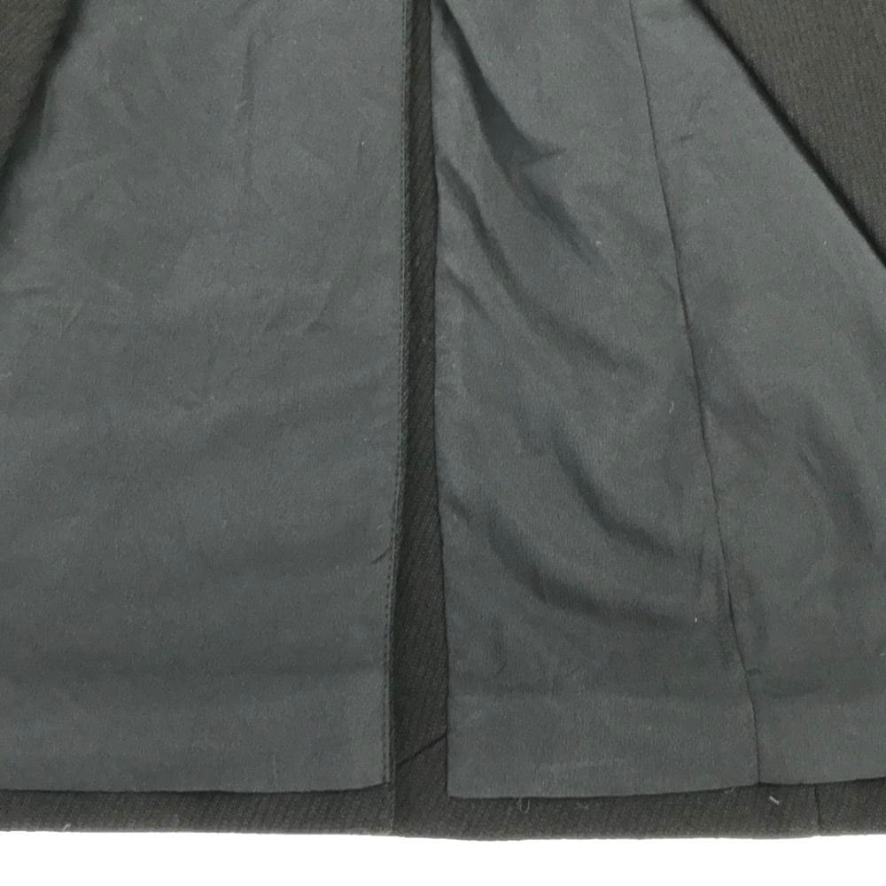 未使用 イタリア製 ウールブレンド チェスターコート 36 ブラック ブートニエール付き タグ付き レディース 未使用 イタリア製 ウールブレンド チェスターコート 36 ブラック ブートニエール付き タグ付き レディース