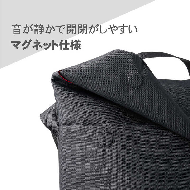 CHULULU　RENU (レニュー) フラップショルダーバッグ M ブラック　SCH-REFSBMBK