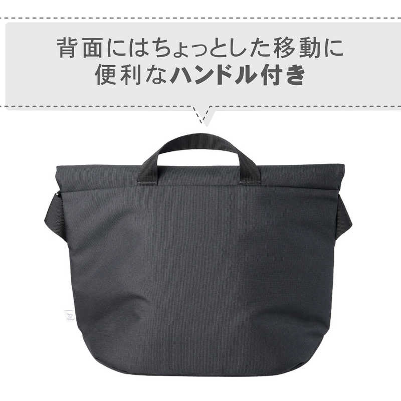 CHULULU　RENU (レニュー) フラップショルダーバッグ M ブラック　SCH-REFSBMBK