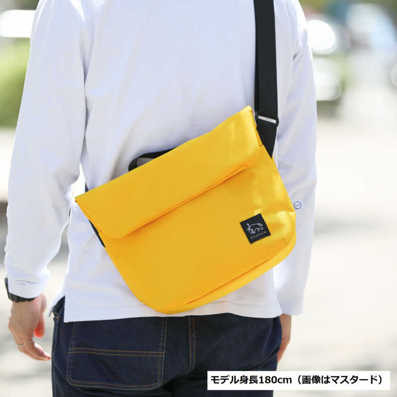 CHULULU　RENU (レニュー) フラップショルダーバッグ M ブラック　SCH-REFSBMBK