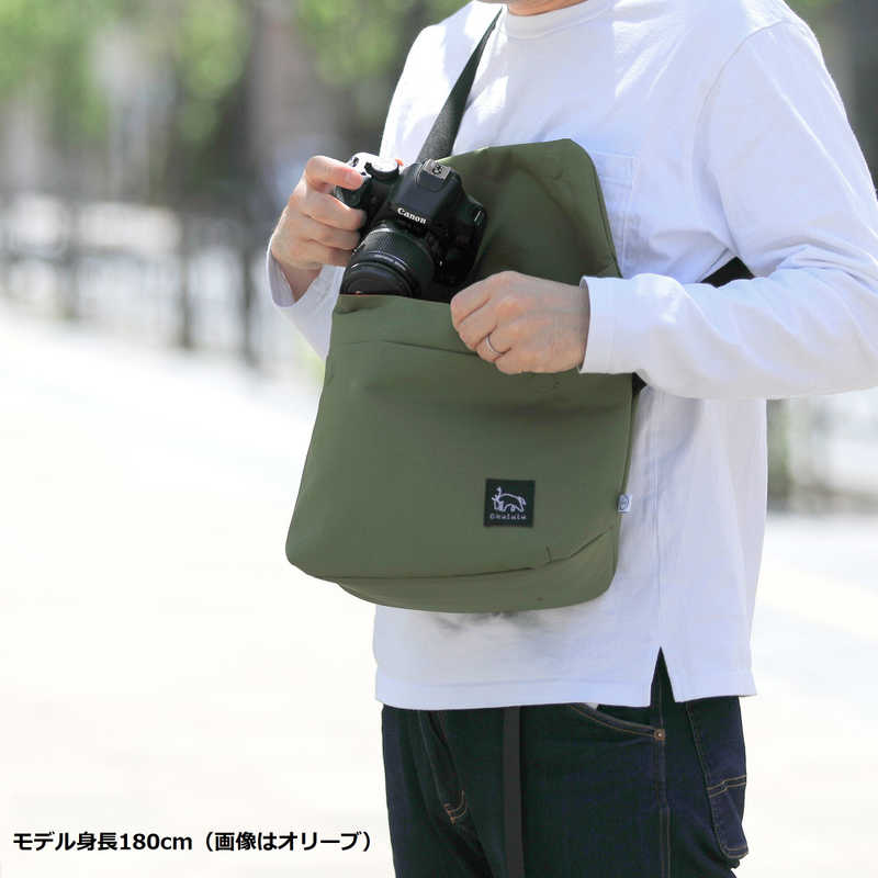 CHULULU　RENU (レニュー) フラップショルダーバッグ M ブラック　SCH-REFSBMBK
