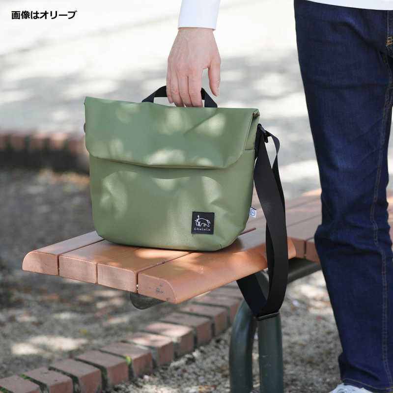 CHULULU　RENU (レニュー) フラップショルダーバッグ M ブラック　SCH-REFSBMBK