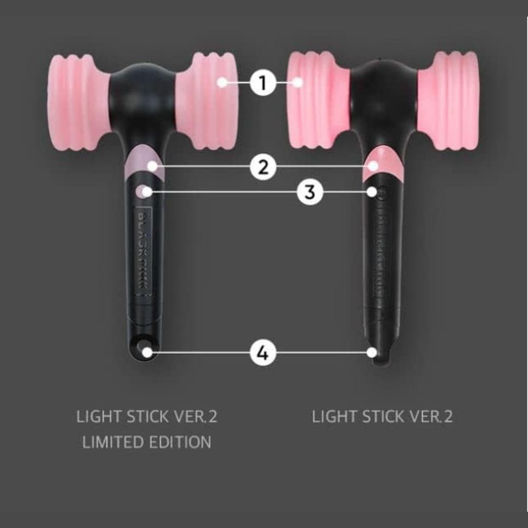 【 国内よりすぐに発送】 【 BLACK PINK 】 トレカ付き OFFICIAL MD [ LIGHT STICK ] [ ペンライト ] ブルピン ロゼ リサ ジス ジェニー