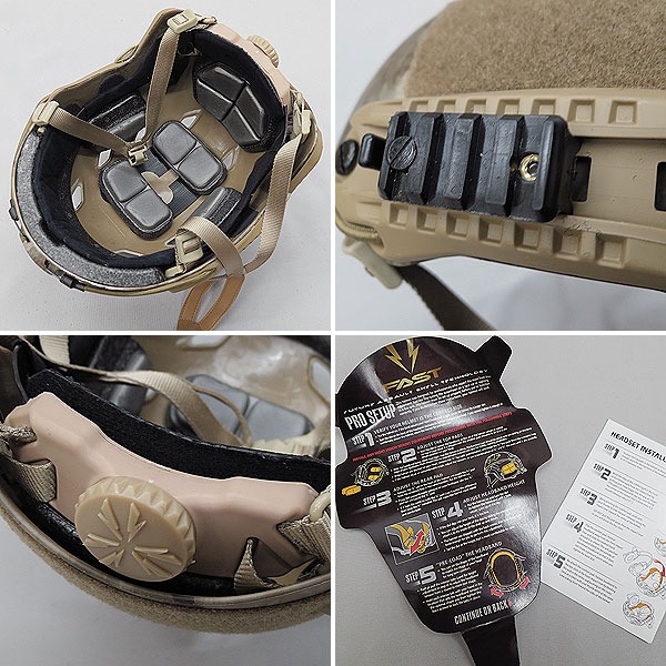 アメリカ空挺部隊FASTヘルメットABSレプリカ A-TACS（AU）