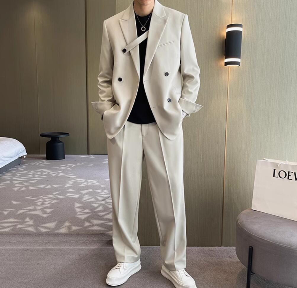 おすすめランキング韓国風 カジュアルスーツ メンズ ダブルスーツ ゆったり スリムスーツ ビジネススーツ セットアップ メンズスーツ ジャケット パンツ 結婚式スーツ パーティ 紳士服 スーツセット おすすめランキング韓国風 カジュアルスーツ メンズ ダブルスーツ ゆったり スリムスーツ ビジネススーツ セットアップ メンズスーツ ジャケット パンツ 結婚式スーツ パーティ 紳士服 スーツセット