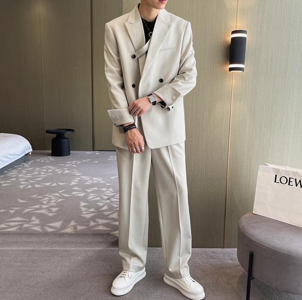 おすすめランキング韓国風 カジュアルスーツ メンズ ダブルスーツ ゆったり スリムスーツ ビジネススーツ セットアップ メンズスーツ ジャケット パンツ 結婚式スーツ パーティ 紳士服 スーツセット おすすめランキング韓国風 カジュアルスーツ メンズ ダブルスーツ ゆったり スリムスーツ ビジネススーツ セットアップ メンズスーツ ジャケット パンツ 結婚式スーツ パーティ 紳士服 スーツセット