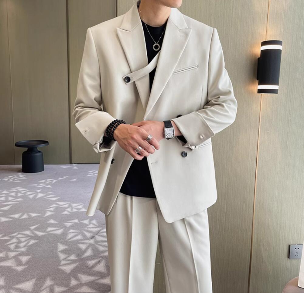 おすすめランキング韓国風 カジュアルスーツ メンズ ダブルスーツ ゆったり スリムスーツ ビジネススーツ セットアップ メンズスーツ ジャケット パンツ 結婚式スーツ パーティ 紳士服 スーツセット おすすめランキング韓国風 カジュアルスーツ メンズ ダブルスーツ ゆったり スリムスーツ ビジネススーツ セットアップ メンズスーツ ジャケット パンツ 結婚式スーツ パーティ 紳士服 スーツセット