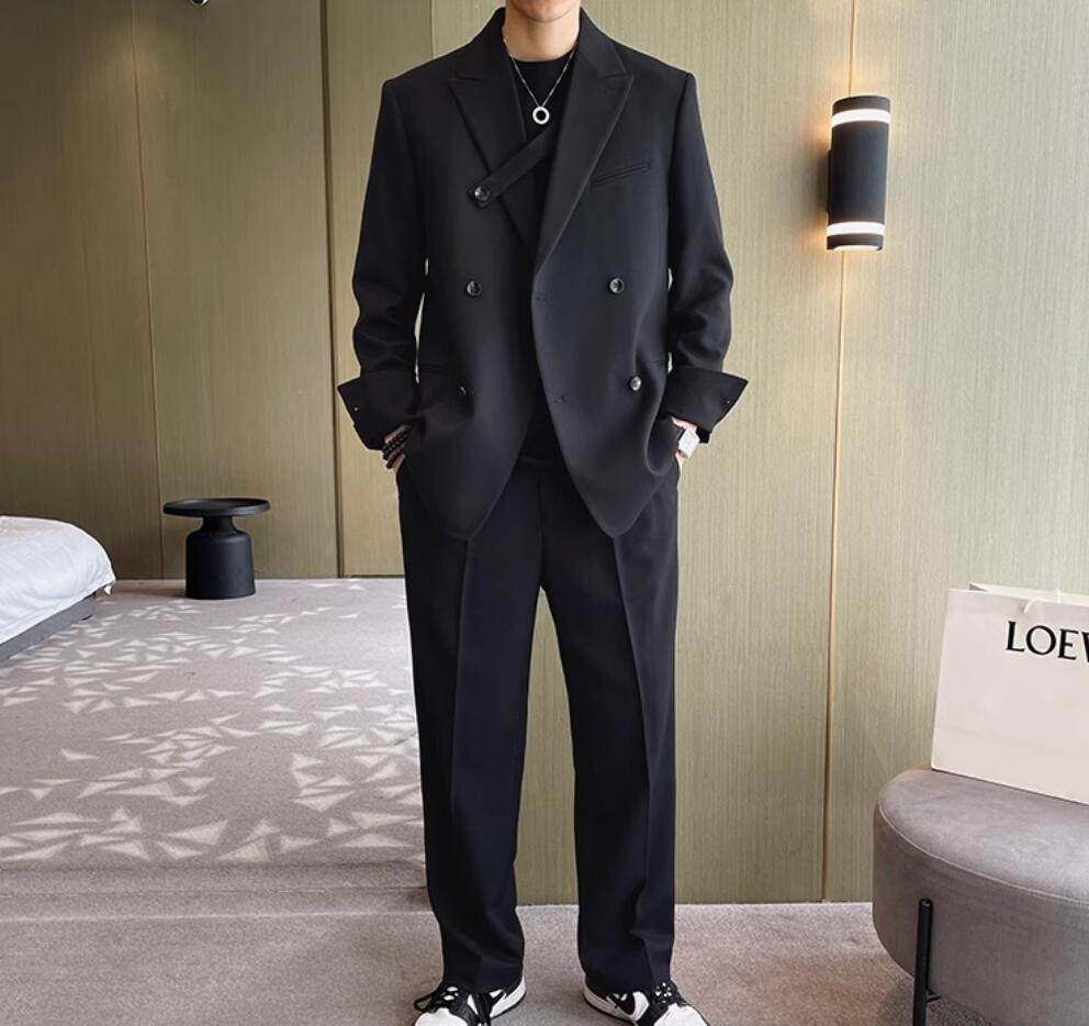 おすすめランキング韓国風 カジュアルスーツ メンズ ダブルスーツ ゆったり スリムスーツ ビジネススーツ セットアップ メンズスーツ ジャケット パンツ 結婚式スーツ パーティ 紳士服 スーツセット おすすめランキング韓国風 カジュアルスーツ メンズ ダブルスーツ ゆったり スリムスーツ ビジネススーツ セットアップ メンズスーツ ジャケット パンツ 結婚式スーツ パーティ 紳士服 スーツセット