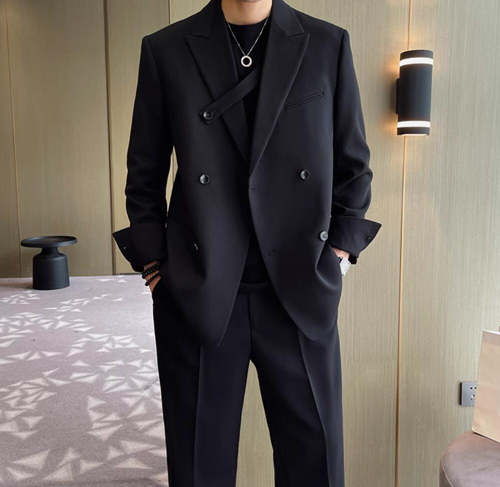 おすすめランキング韓国風 カジュアルスーツ メンズ ダブルスーツ ゆったり スリムスーツ ビジネススーツ セットアップ メンズスーツ ジャケット パンツ 結婚式スーツ パーティ 紳士服 スーツセット おすすめランキング韓国風 カジュアルスーツ メンズ ダブルスーツ ゆったり スリムスーツ ビジネススーツ セットアップ メンズスーツ ジャケット パンツ 結婚式スーツ パーティ 紳士服 スーツセット