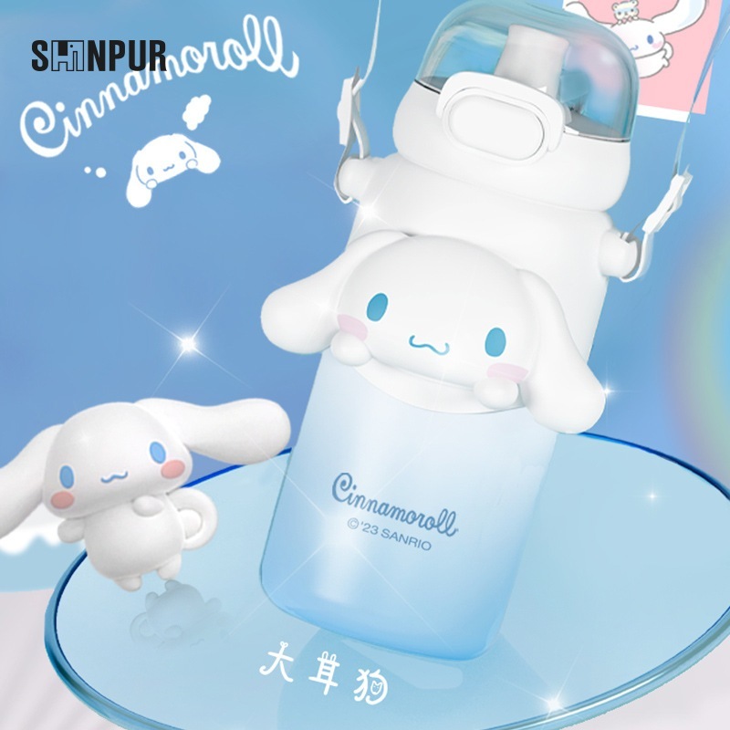 クロミ保温カップかわいい女性ストローカップ子供通学カップサンリオダブルドリンクカップ