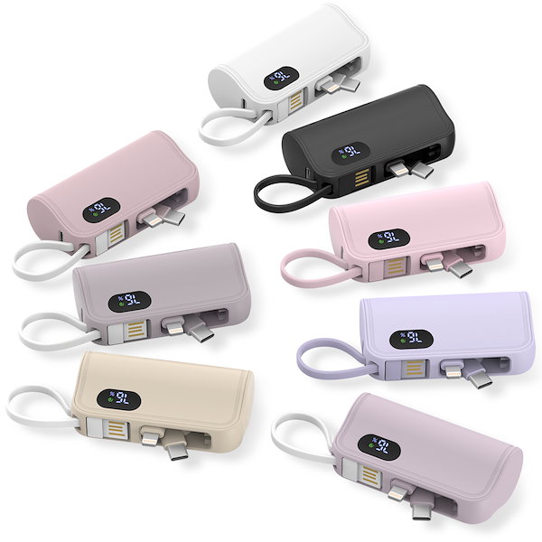 モバイルバッテリー Qoo10] モバイルバッテリー 6000mAh ip