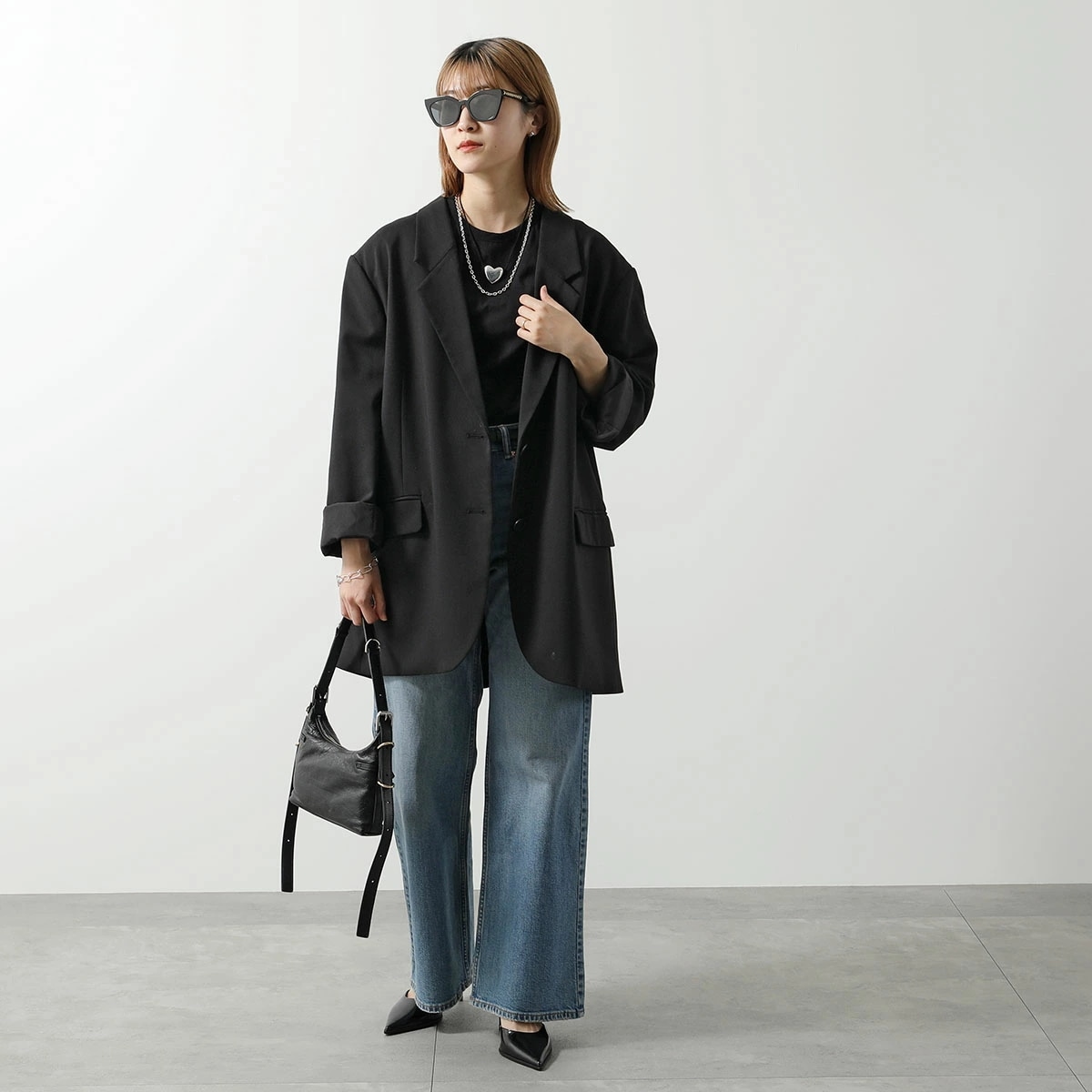 STELLA McCARTNEY ステラマッカートニー サングラス SC40036I レディース フォックス型 メガネ 眼鏡 ロゴ アイウェア 01A STELLA McCARTNEY ステラマッカートニー サングラス SC40036I レディース フォックス型 メガネ 眼鏡 ロゴ アイウェア 01A