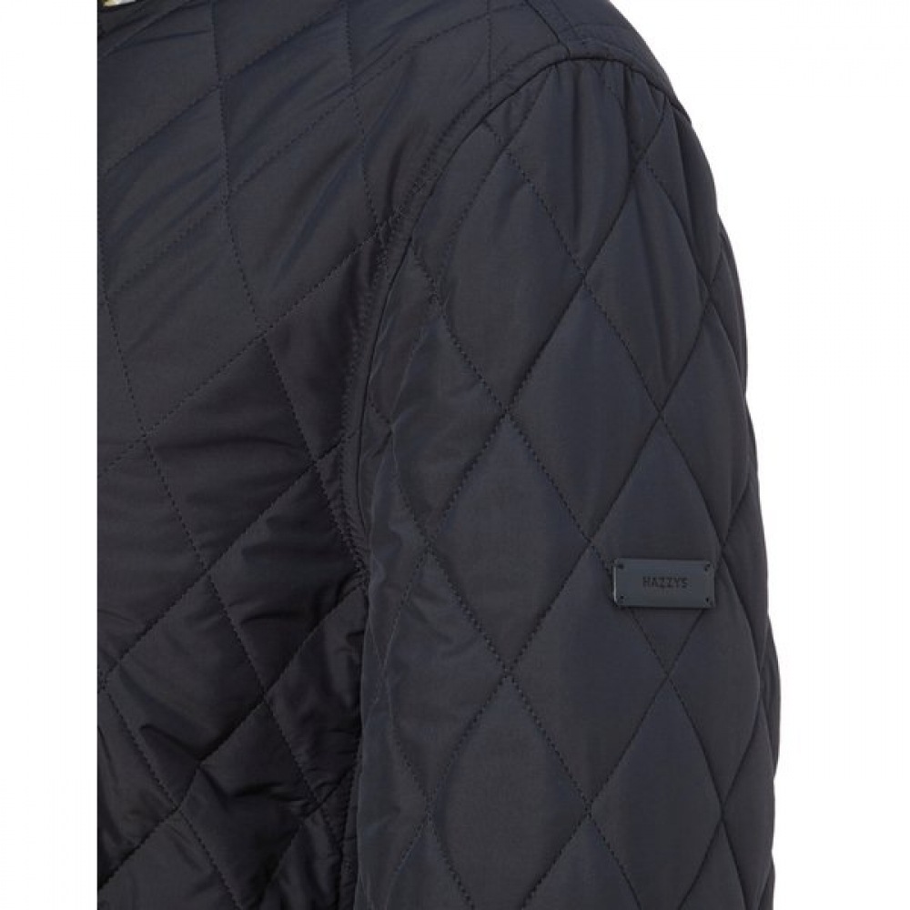 [25SS] クラシックロングキルトジャンパーネイビー HSJU5AC12N2