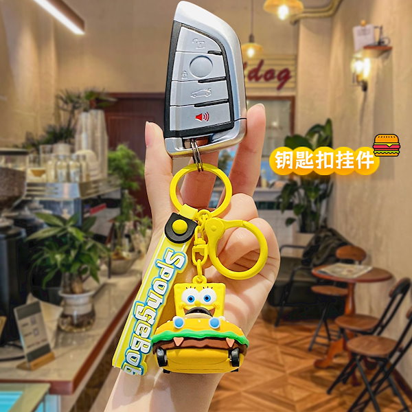 スポンジボブ スノーボード キーホルダー SpongeBob SquarePants スポンジ・ボブ スニーカーキーリング