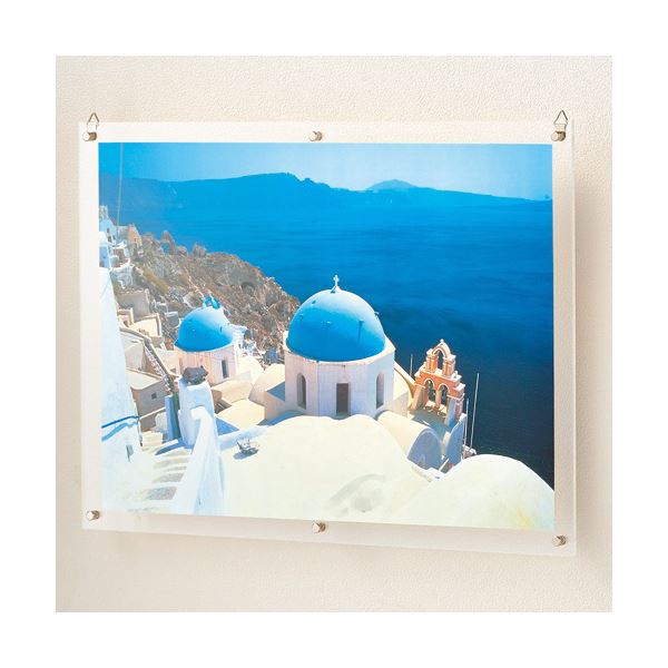 (まとめ) アートプリントジャパン アクリルクリアーパネル A4 1000052756 1枚 (×5セット)