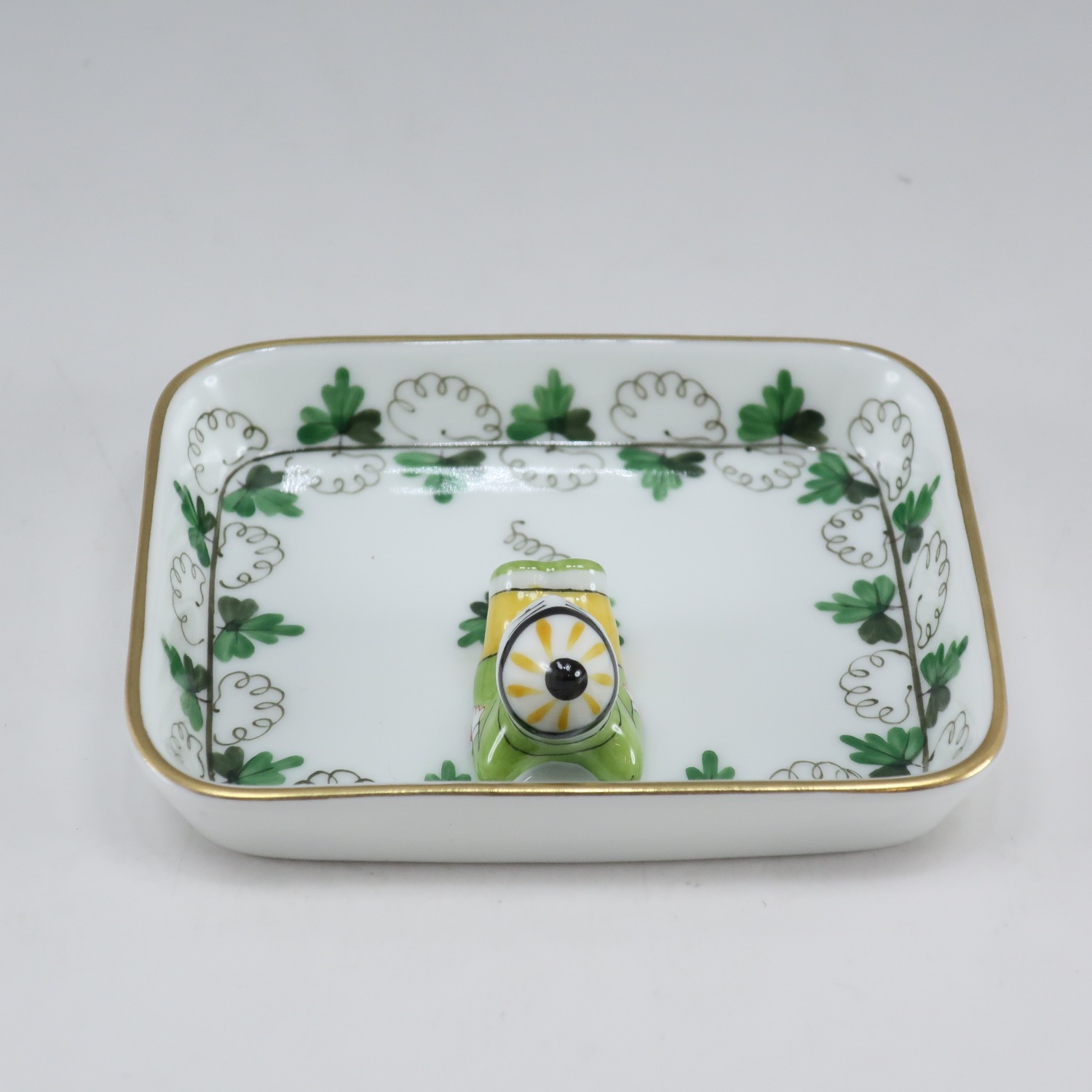 ヘレンド パセリ マンダリン オブロングトレイ 7733/PE ポーセリン