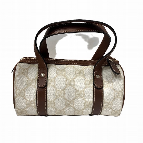 グッチ GGスプリーム ミニボストン 190400 バッグ ハンドバッグ ポーチ 【中古】