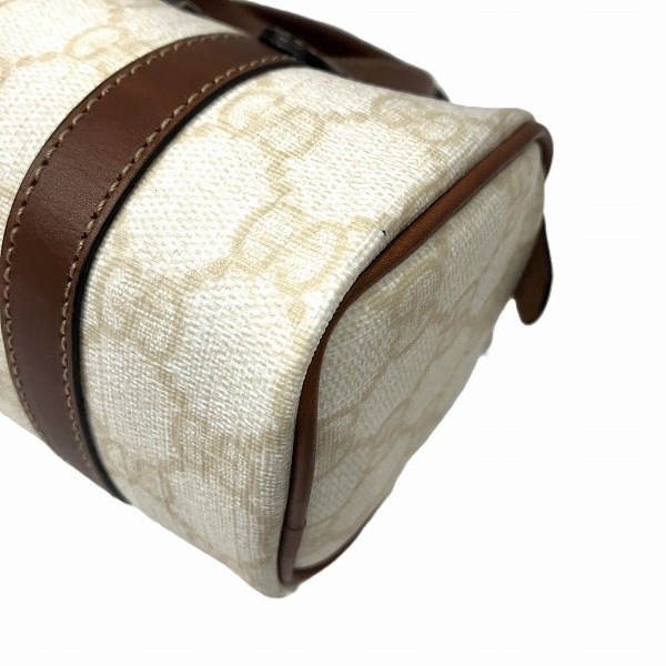 グッチ GGスプリーム ミニボストン 190400 バッグ ハンドバッグ ポーチ 【中古】