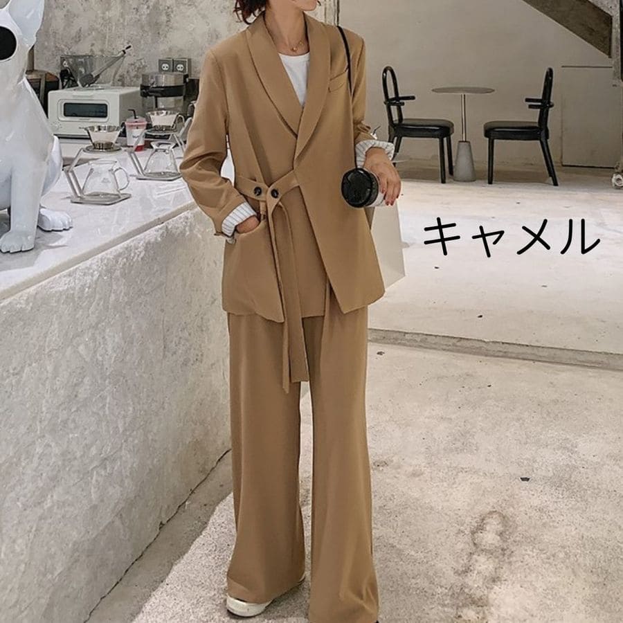 【高品質の製品】新品更新 【毎日厳選 】 セットアップ レディース スーツ パンツセット 長袖 10411 【高品質の製品】新品更新 【毎日厳選 】 セットアップ レディース スーツ パンツセット 長袖 10411