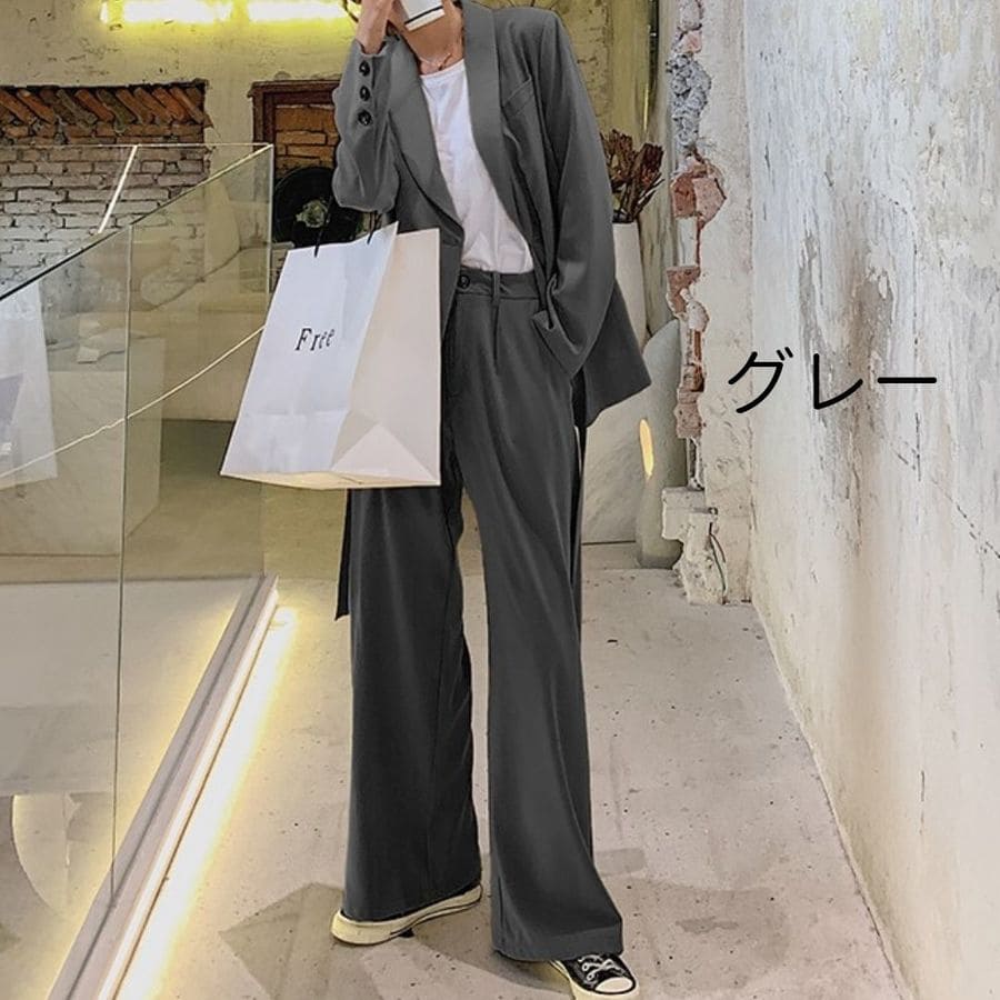 【高品質の製品】新品更新 【毎日厳選 】 セットアップ レディース スーツ パンツセット 長袖 10411 【高品質の製品】新品更新 【毎日厳選 】 セットアップ レディース スーツ パンツセット 長袖 10411