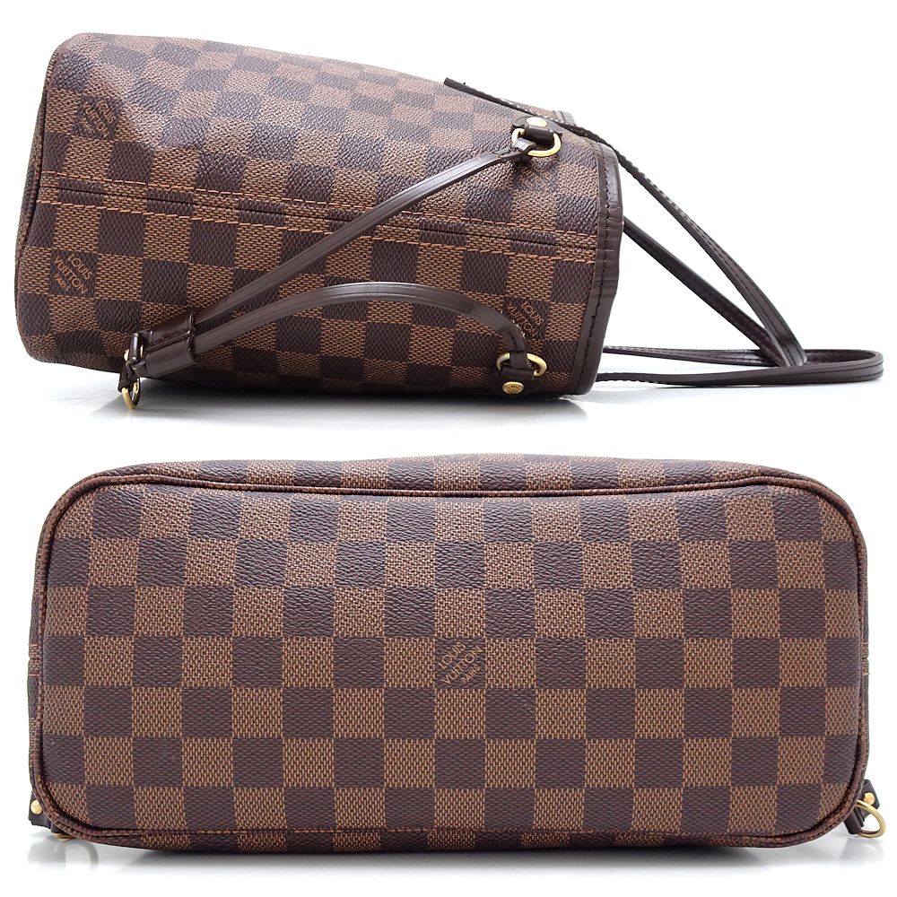 最高級美品】ルイヴィトン ダミエ ネヴァーフルPM トートバッグ A4 エベヌ