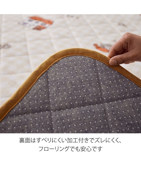 ラグマットラグ キルトラグハローキティ中わた入り ラグマットラグ キルトラグハローキティ中わた入り