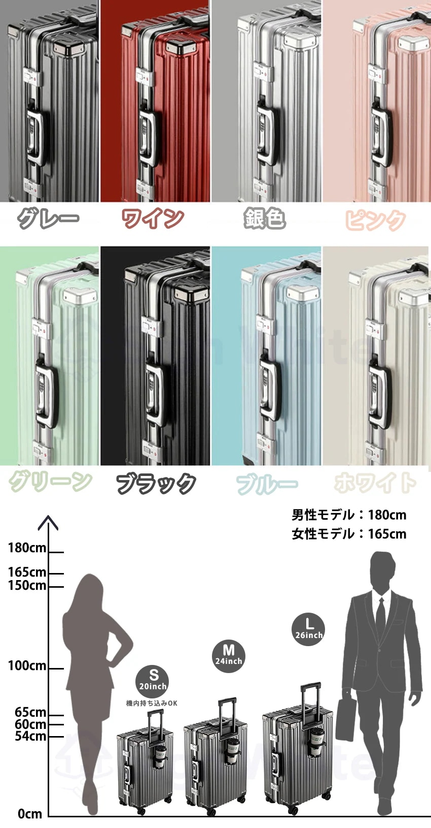 超人気 新登場 多機能 スーツケース キャリーケース ドリンクホルダー キャリーバッグ カップホルダー フレームタイプ USBポート付き キャリーケース 大型 大容量 多収納ポケット 8カラー