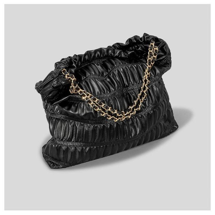 【期間限定】ギャザーチェーンバッグ ポーチ付き ショルダー トート エコレザー 鞄 大人可愛い 【akb308-089】【予約販売:15-20日】60込 【期間限定】ギャザーチェーンバッグ ポーチ付き ショルダー トート エコレザー 鞄 大人可愛い 【akb308-089】【予約販売:15-20日】60込