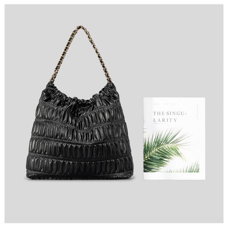 【期間限定】ギャザーチェーンバッグ ポーチ付き ショルダー トート エコレザー 鞄 大人可愛い 【akb308-089】【予約販売:15-20日】60込 【期間限定】ギャザーチェーンバッグ ポーチ付き ショルダー トート エコレザー 鞄 大人可愛い 【akb308-089】【予約販売:15-20日】60込