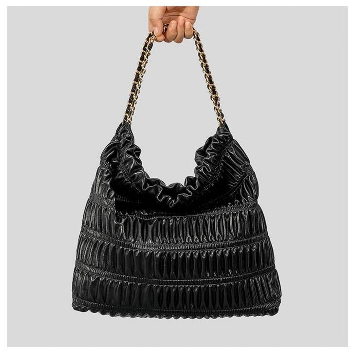 【期間限定】ギャザーチェーンバッグ ポーチ付き ショルダー トート エコレザー 鞄 大人可愛い 【akb308-089】【予約販売:15-20日】60込 【期間限定】ギャザーチェーンバッグ ポーチ付き ショルダー トート エコレザー 鞄 大人可愛い 【akb308-089】【予約販売:15-20日】60込